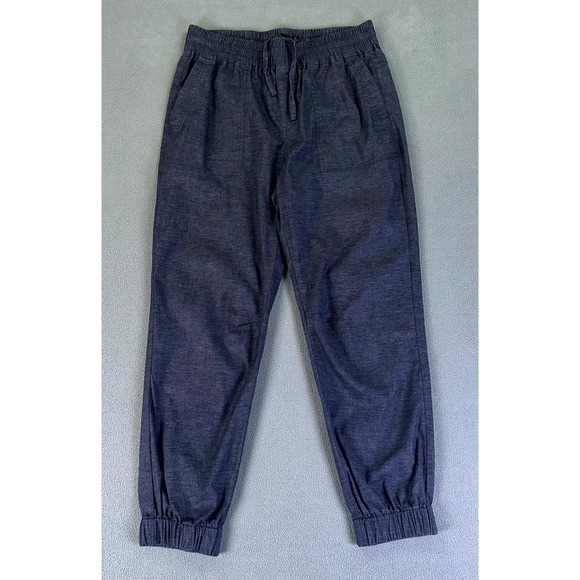 Prana Joggers Pants Small Charcoal Grey Mantra Hemp Yoga Minimalist Lounge - Picture 1 of 10